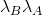 \lambda_B \lambda_A
