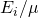 E_i/\mu