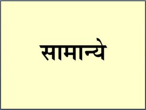 Read more about the article सामान्ये (Universals)