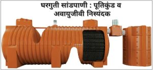 Read more about the article घरगुती सांडपाणी : पूतिकुंड व अवायुजीवी निस्यंदक (Household Wastewater : Septic tank and anaerobic filter)